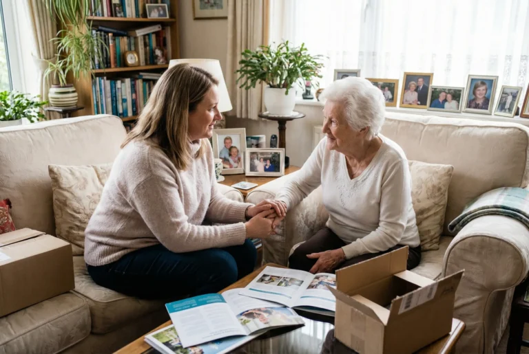 Jak rozmawiać z seniorem o przeprowadzce bez konfliktu